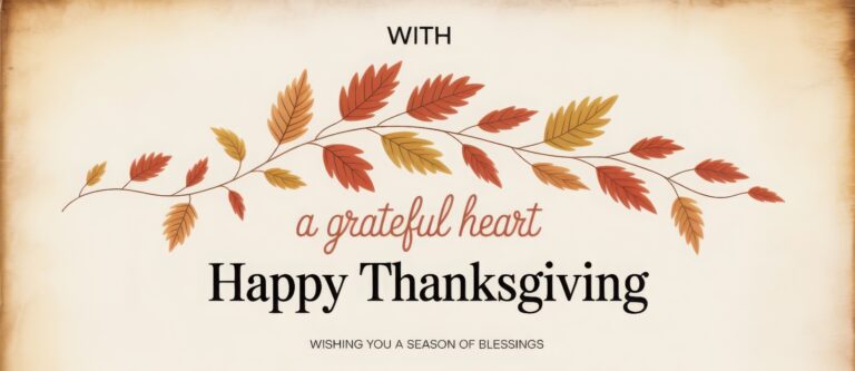 A Thanksgiving Testimony: One Year, New Purpose, and Endless Gratitude