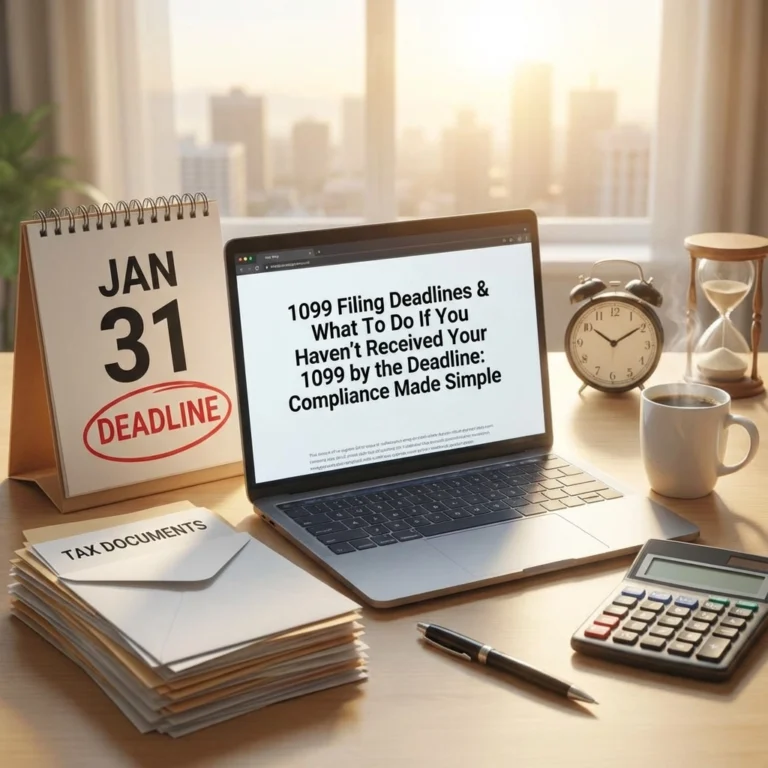 1099 Filing Deadlines & What To Do If You Haven't Received Your 1099 by the Deadline: Compliance Made Simple