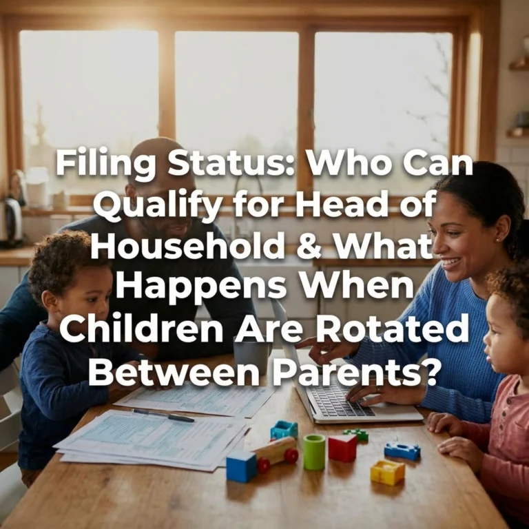 Filing Status: Who Can Qualify for Head of Household & What Happens When Children Are Rotated Between Parents?