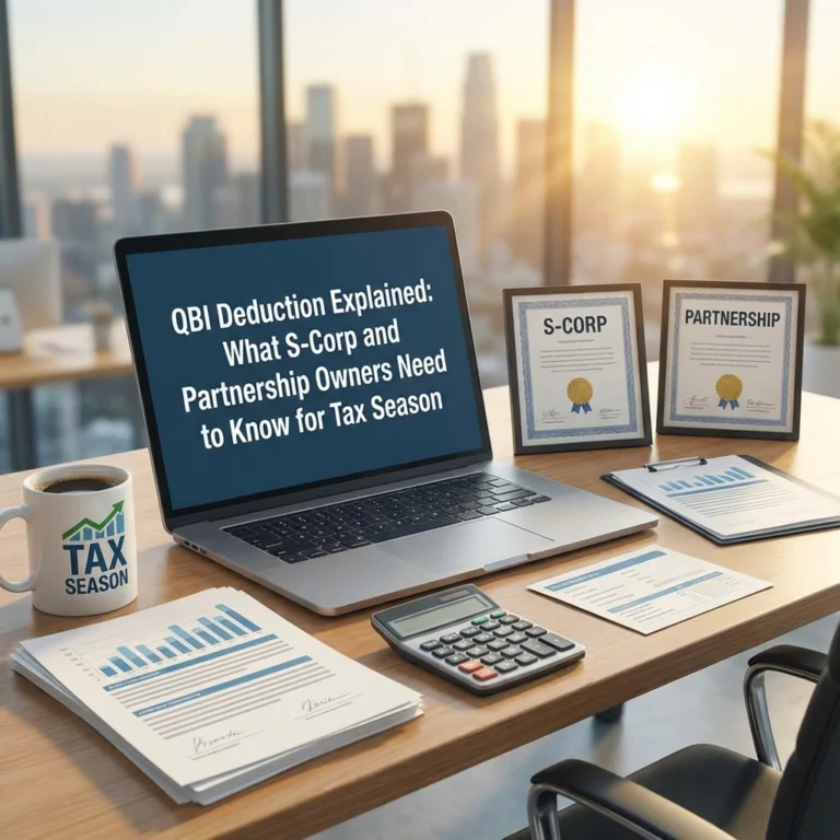 QBI Deduction Explained: What S-Corp and Partnership Owners Need to Know for Tax Season