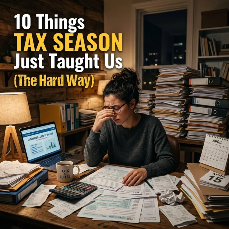 10 Things Tax Season Just Taught Us (The Hard Way)